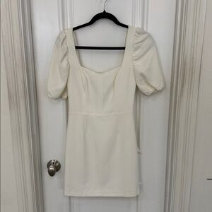 Elegant Cream Puff Sleeve Top